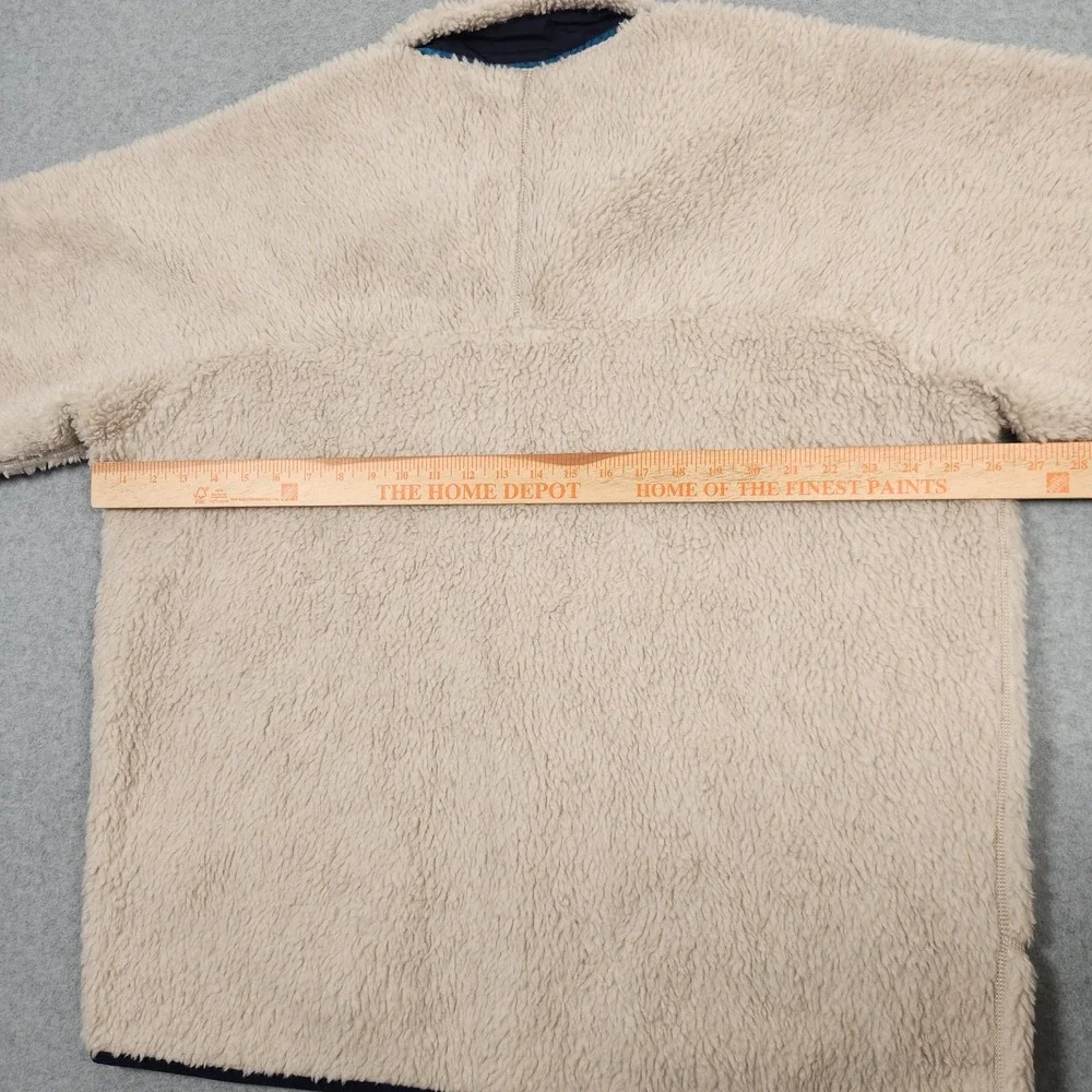 Patagonia Retro X Jacket Mens 2XL Natural Beige Oatmeal Deep Pile Fleece Outdoor - Picture 10 of 11